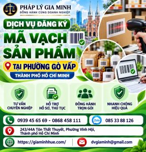 Dịch vụ đăng ký mã vạch sản phẩm tại phường Gò Vấp TPHCM
