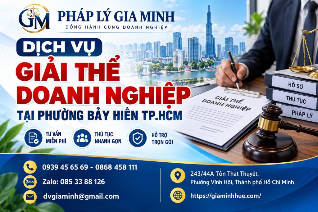 Dịch vụ giải thể doanh nghiệp tại phường Bảy Hiền TPHCM 1 Dịch vụ giải thể doanh nghiệp tại phường Bảy Hiền TP.HCM