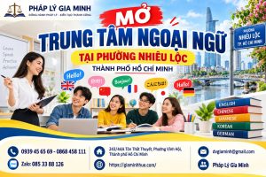 Mở trung tâm ngoại ngữ tại phường Nhiêu Lộc TPHCM